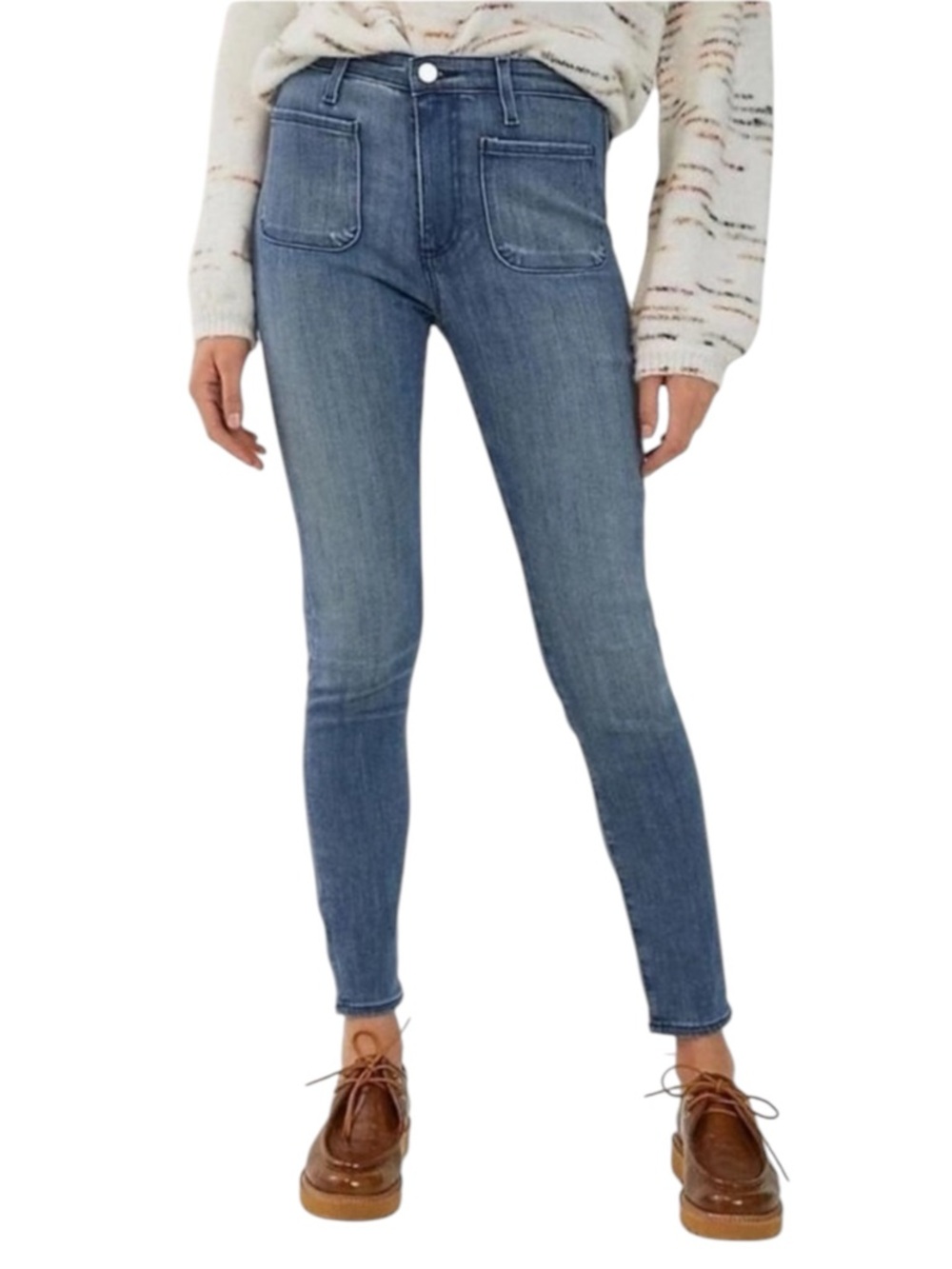 AG Adriano Goldschmied x Anthropologie Retro Stevie‎ Slim Straight Jeans 26R